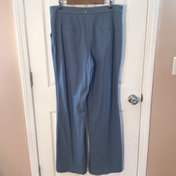 Women’s Express Editor High Waisted Trouser Flare Pant Size 14L - Picture 4 of 12
